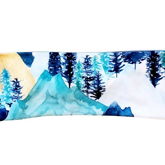 Fascia Classica "Montagna e Alberi" per la vendita all'ingrosso da parte di HappyAK Handmade Headbands and Neckwear