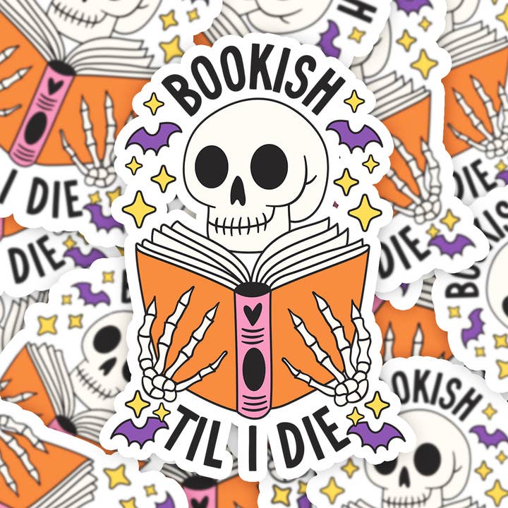 Bokälskare tills jag dör-klistermärke för wholesale av MyHauntedSpace