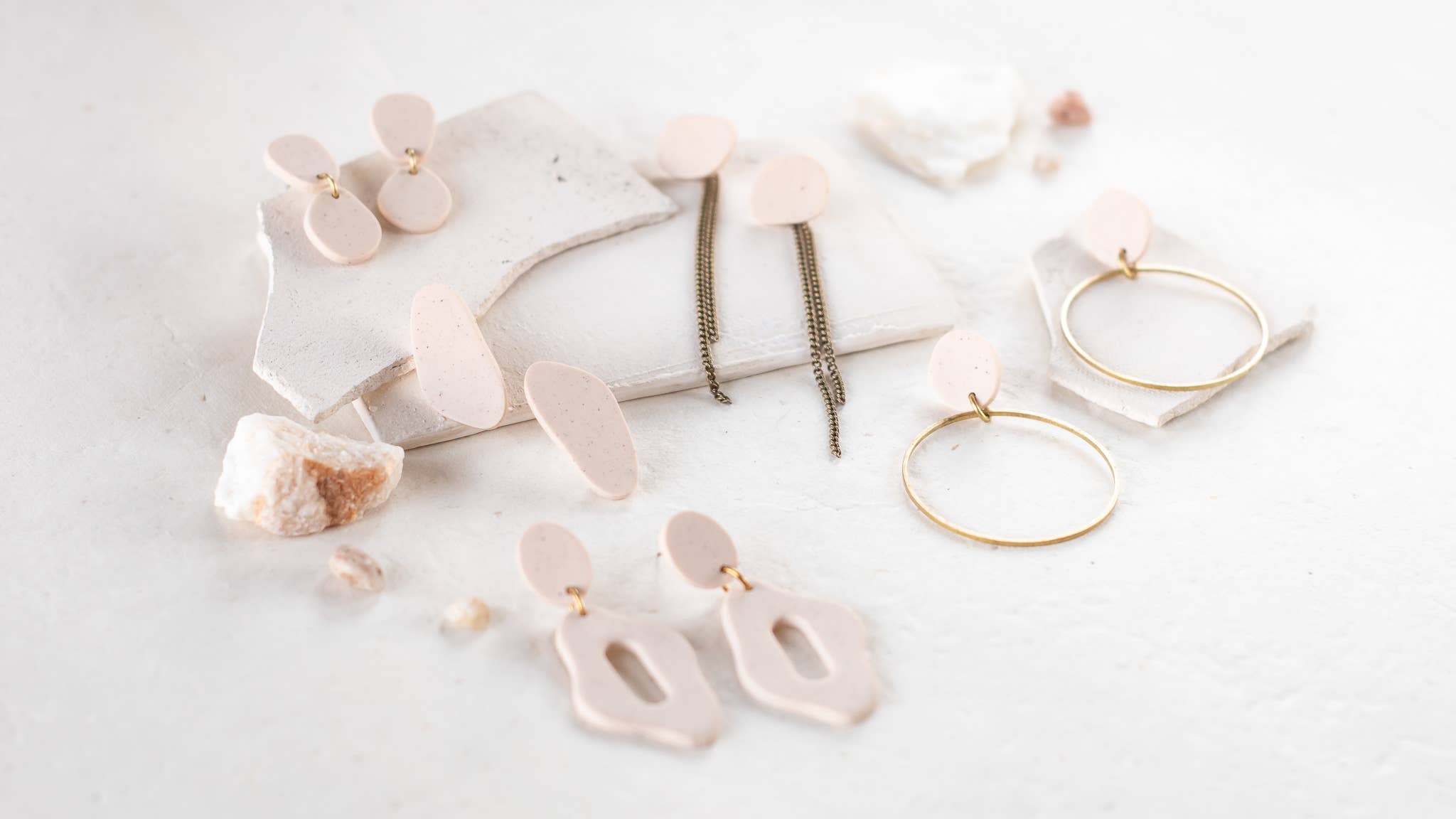 Inimini Homemade – wholesale Solitärörhängen – ekologisk: lång studieresa16