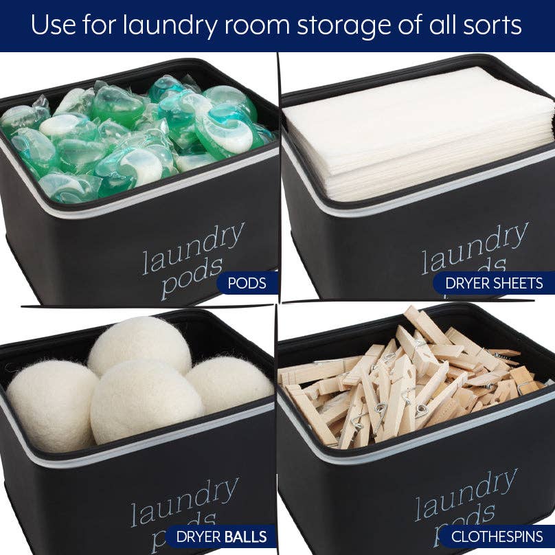 Kurated Korner – Organizador/armazenamento de cozinha por atacado – AuldHome Design Suporte para Cápsulas de Lavandaria em Esmalte4