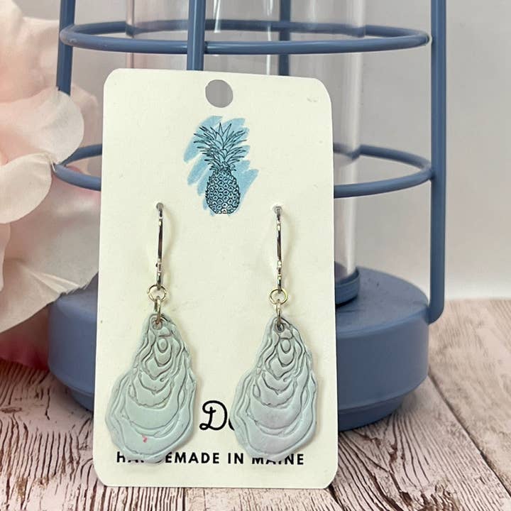 Oyster Clay Earrings for wholesale by Zo Pi Designs