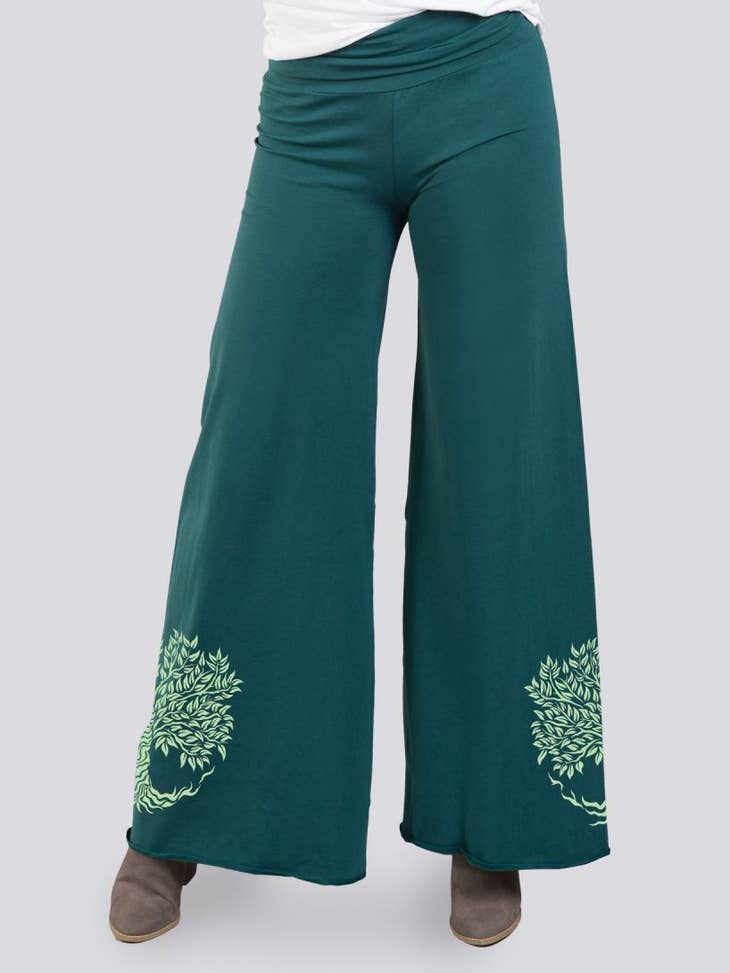 Pantalones flojos Root Down - Pantalones flojos en color verde azulado al  por mayor para tu tienda - Faire España
