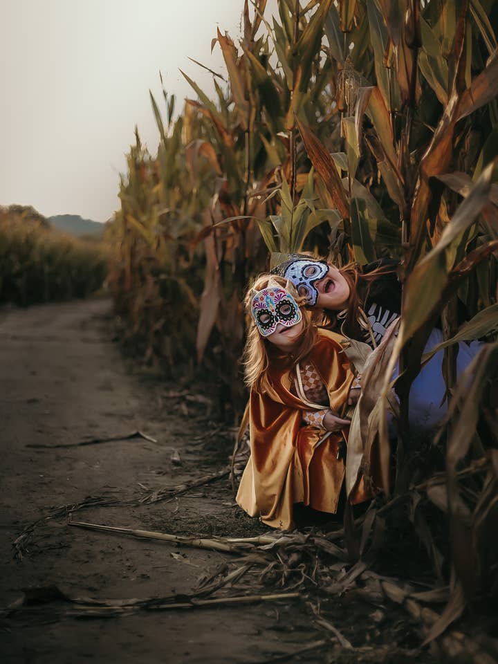 Moi Mili – Engroshandel Udklædning – Børn – Skull maske «Black halloween»7