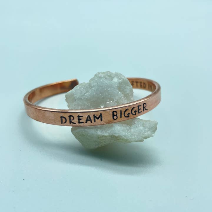 BOIS & COTON - Wholesale Bangle Bracelet - Set of 12 “Mantra” bracelets in solid copper3