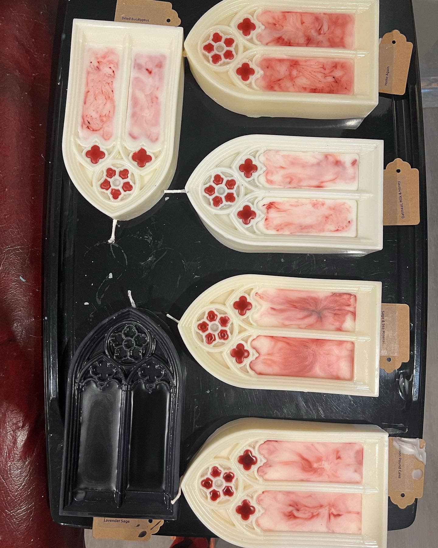 Susan Schomigs Creations - Wholesale Novelty Candle - Church Window Candle1