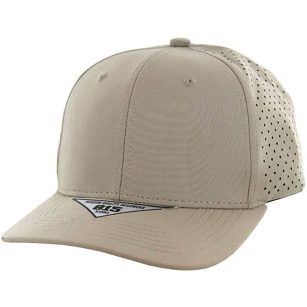 Zion Brand - Wholesale Trucker Hat - Unisex - BLANK 6 PANEL LASERCUT SNAPBACK BALL CAP10