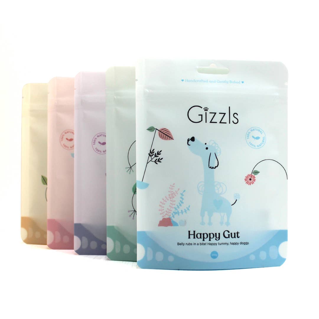 Gizzls - Wholesale Pet Treats - Dog - Gizzls Happy Gut Dog Treats (for small dogs)2