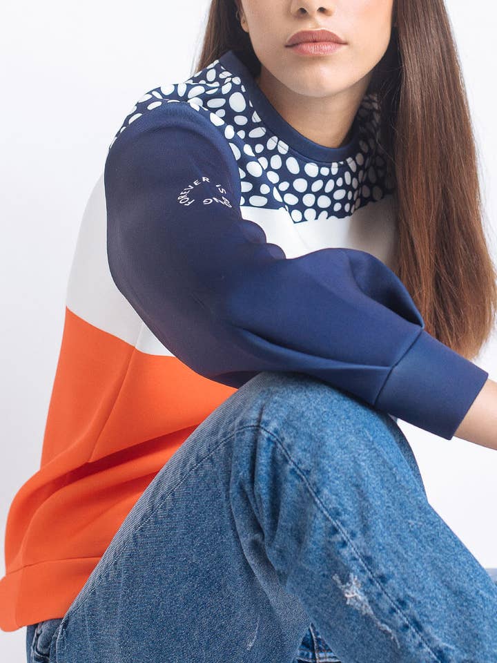 TRIGGERFISH RD BALLOON SLEEVE SWEATER for wholesale by Forever is Boring