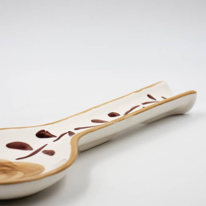 Pó de Barro - Wholesale Spoon Rest - Dolce Latte Ceramic Spoon Rest3