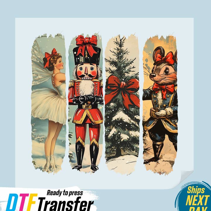Vintage Nutcracker Ballet DTF Transfer for wholesale by DTF Office
