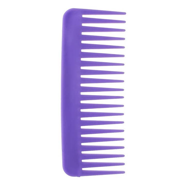 NINEXIS - Wholesale Hair Brush/Comb - CWMM6941_STRAIGHT CURLY HAIR HANDLELESS WIDE TOOTH COMB2
