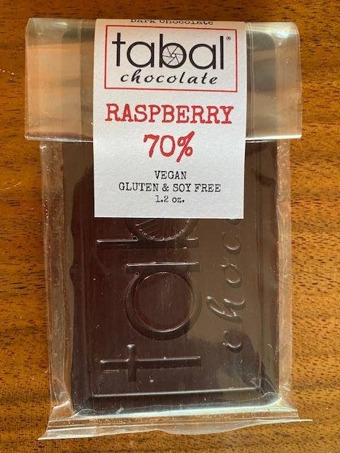 Tabal Chocolate - Wholesale Chocolate Bar - RASPBERRY 70%2