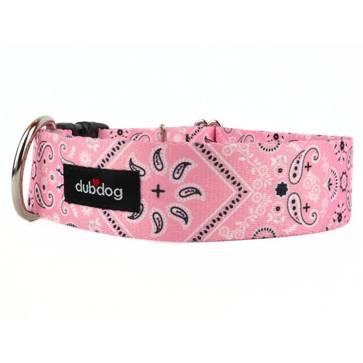 Pink Dana Dog Collar for wholesale by Dubdog Designs