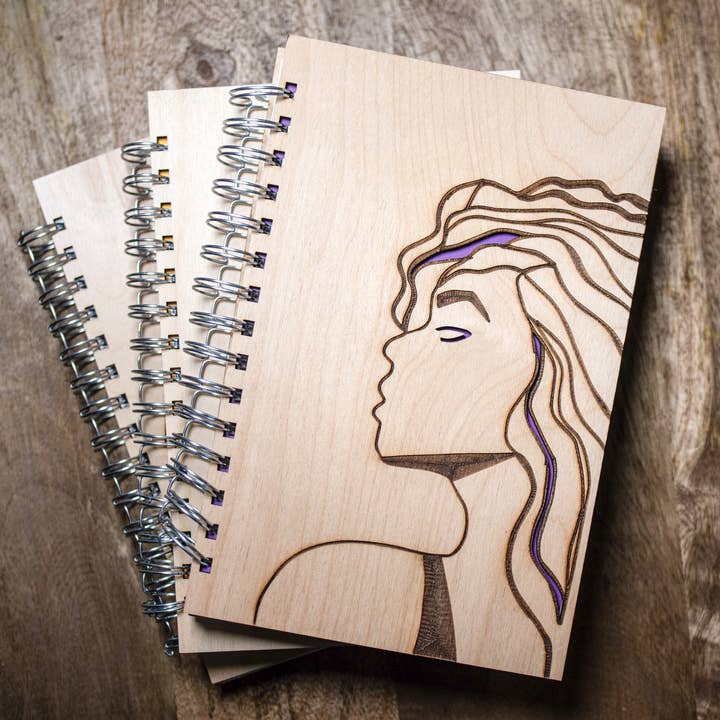 Villain Wooden Notebook| Wooden Journal for wholesale by Applefallsprints