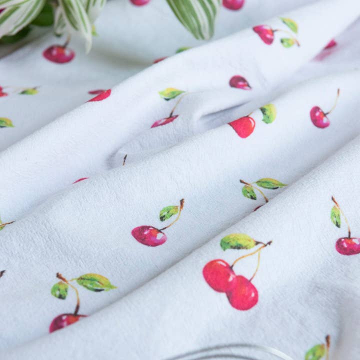 Alla Dickson Art - Wholesale Tea Towel - Cherry Towel Cherries Tea Towel Cherry Pattern Kitchen Towel8