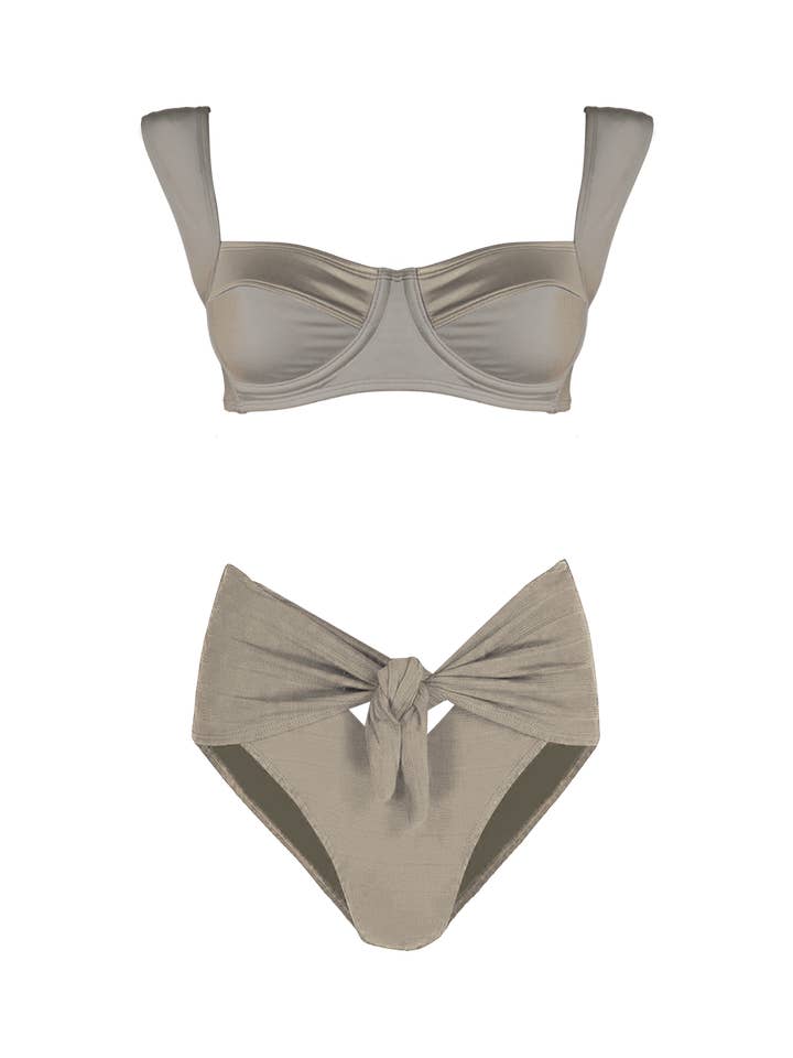 SOPHIE UNDERWIRE CORSET BIKINI for wholesale by Movom Swimwear