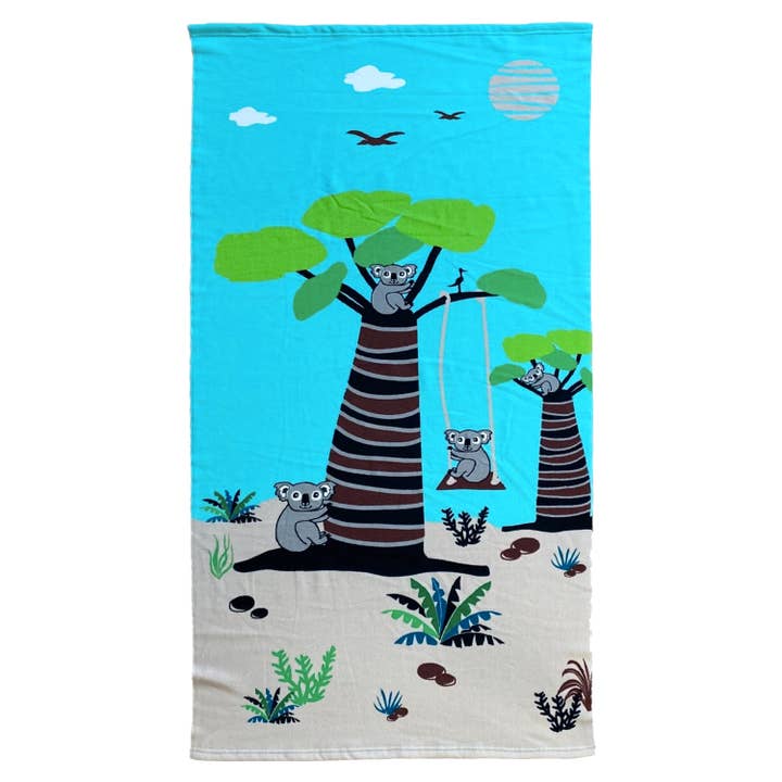 Serviette de plage microfibre "SWING" pour la vente par Le comptoir de la plage