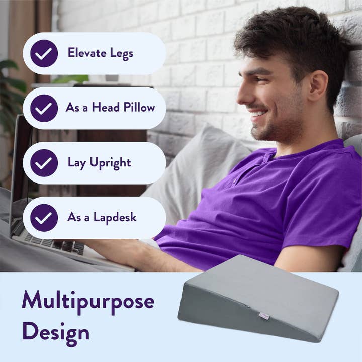 Puzzle Ready - Wholesale Bedding Pillow - Byre® Wedge Pillow | Bed Wedge Support Pillow