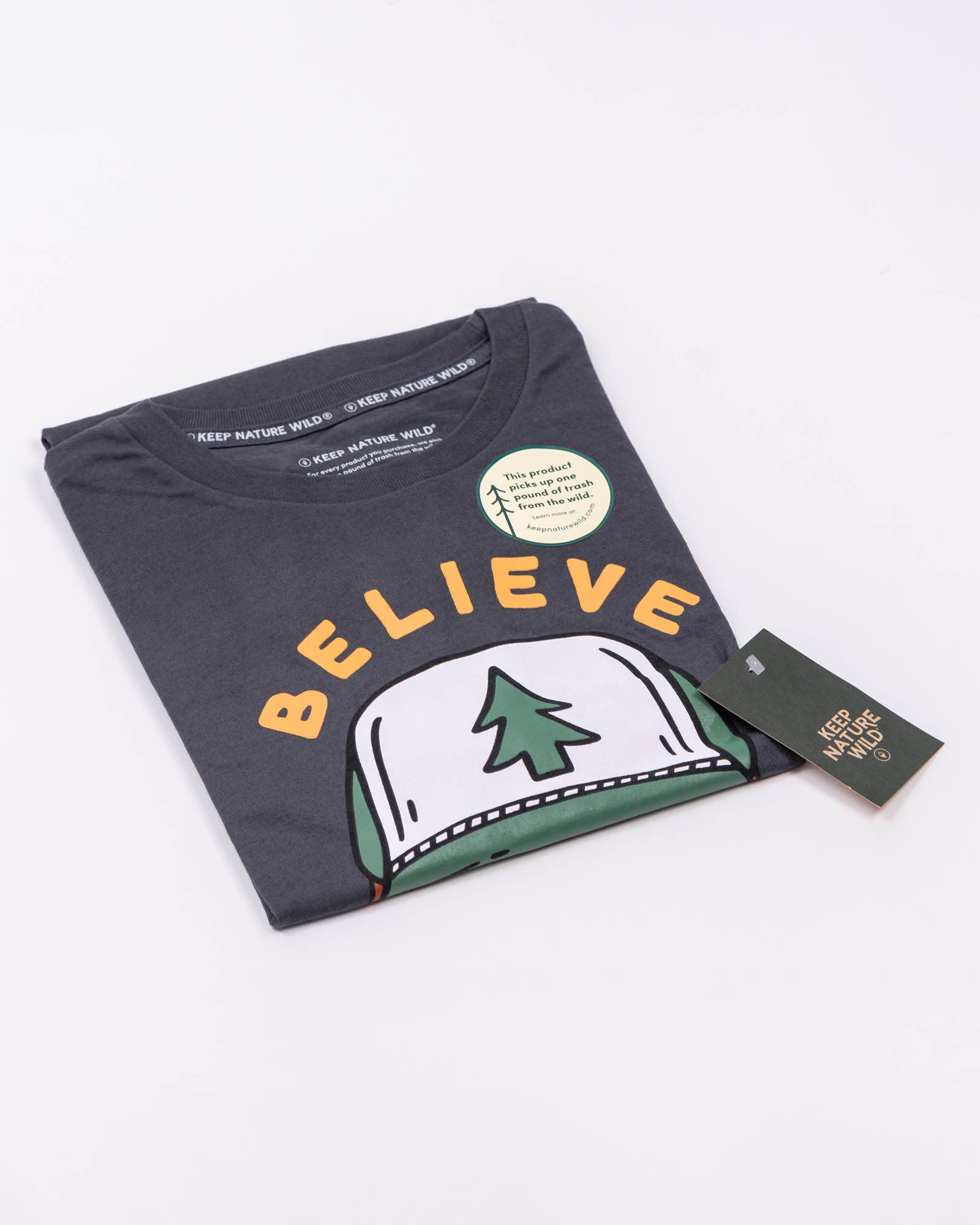 Keep Nature Wild - Wholesale Screen Printed T-Shirt - Unisex - Clyde the Sasquatch Unisex Tee | Coal8