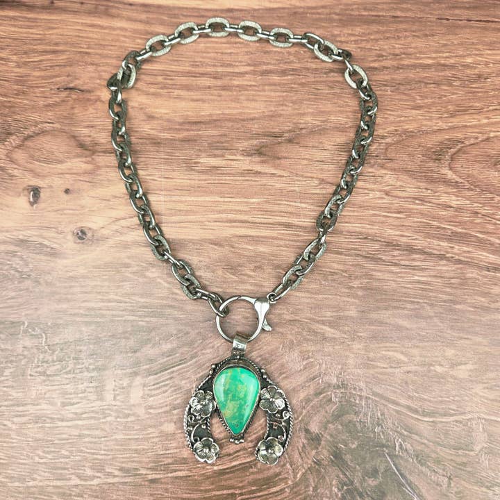 Ægte turkis tibetansk Naja kædehalskæde for engroshandel hos ZINC Designs