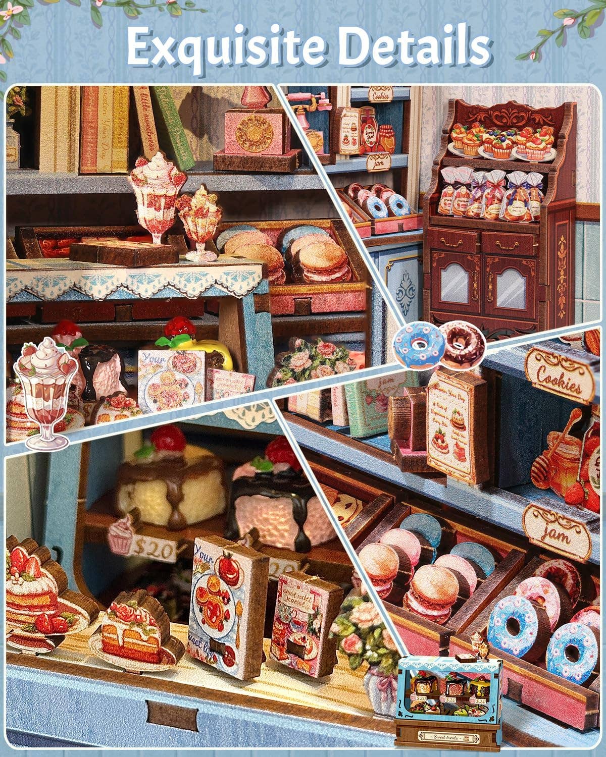 Hands Craft Intl - Wholesale Puzzle - Kids - DIY Book Nook Kit: Sweet Marie4