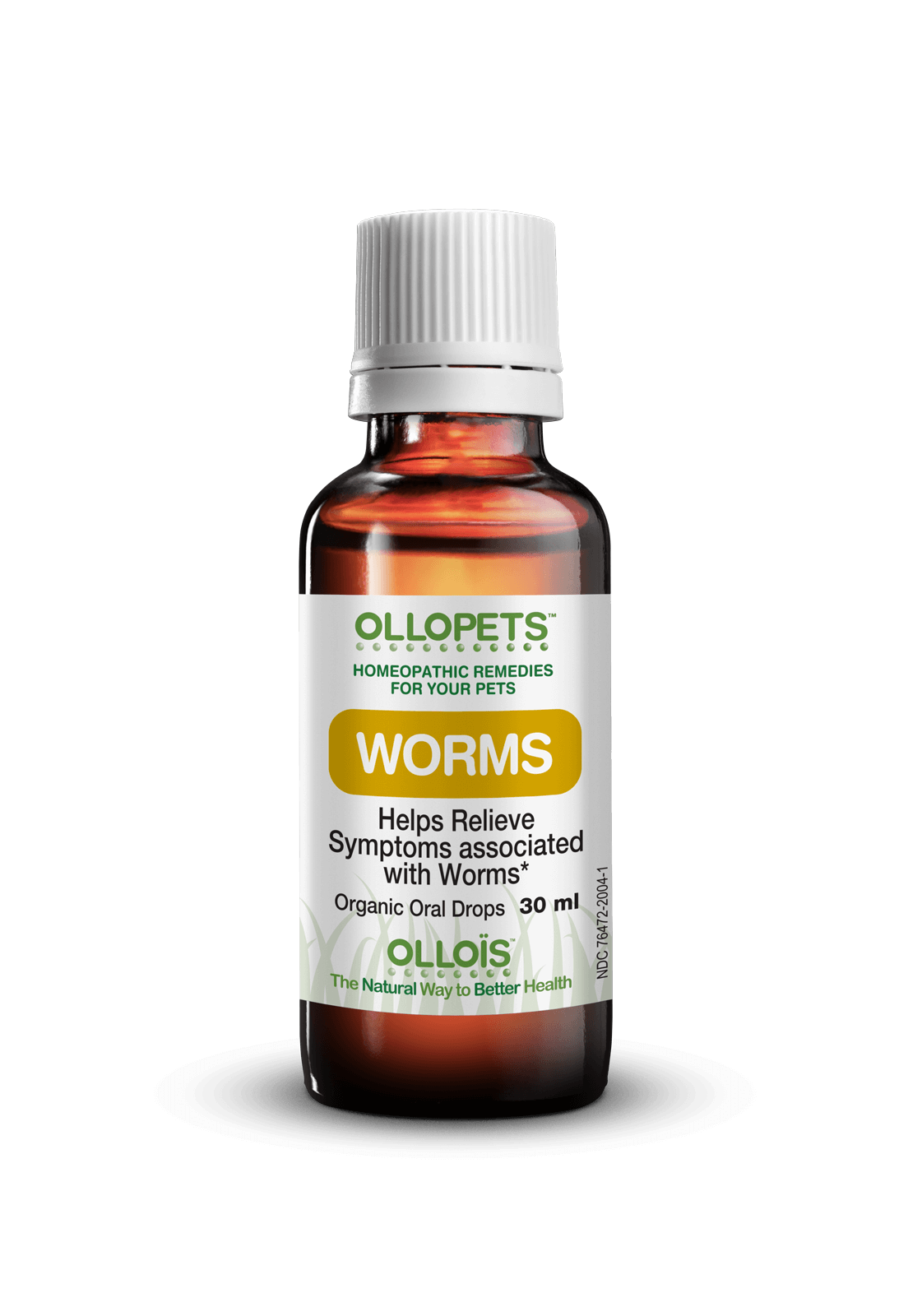 Ollois - Wholesale Pet Supplement - Cat/Dog - Ollopets Worms - Homeopathic Drops for All Pets, 30 ml1