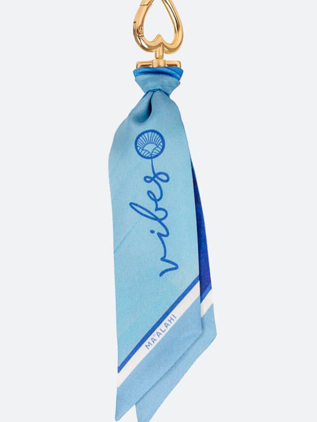 Taschenanhänger Vibes-Azur für den Großhandel von MA°ALAHI Manufaktur