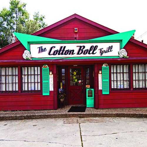 Le Cotton Boll Grill Dessous de verre pour la vente par South Austin Gallery