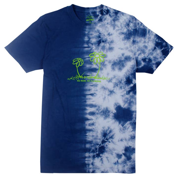 KEIN REGEN KEINE BLUME puff ink HALBES Tie-Dye-T-Shirt für den Großhandel von Altru Apparel