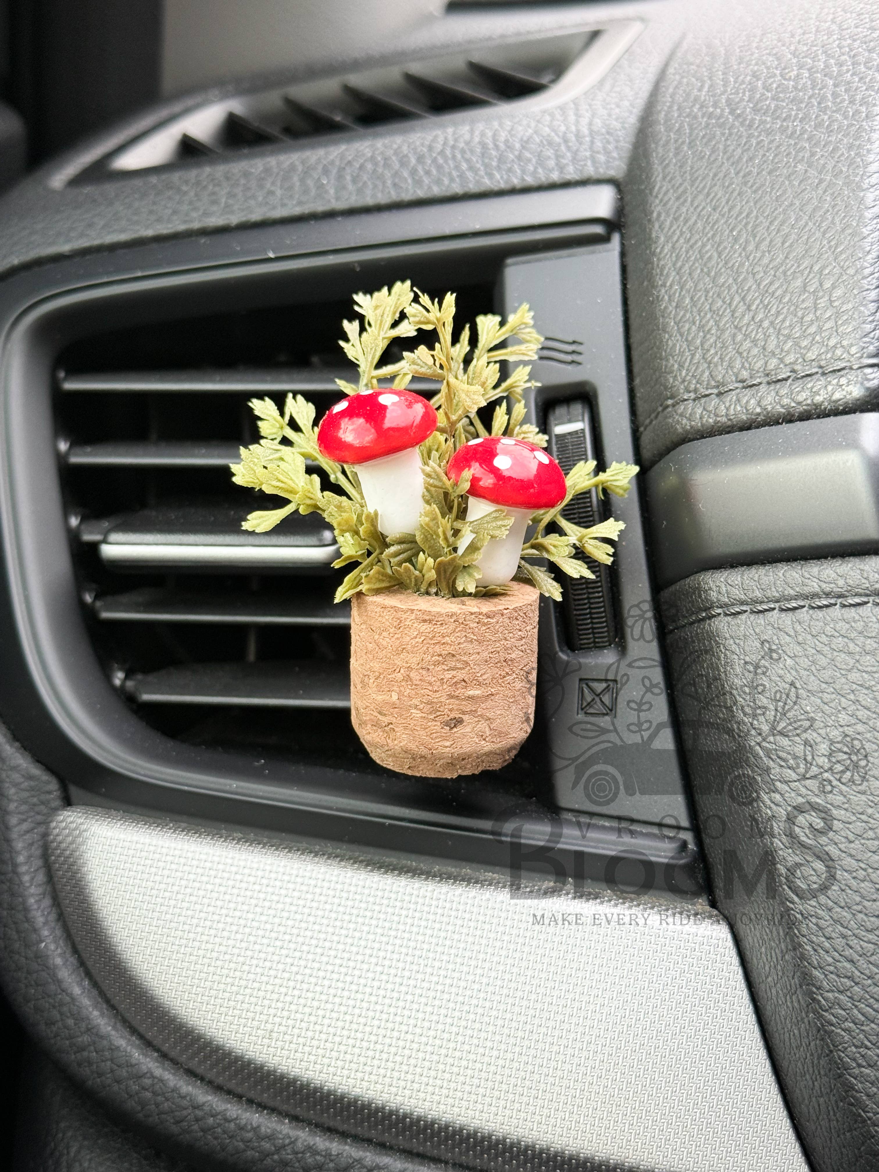 Vroom Blooms - Wholesale Car Freshener - Unisex - Mushroom Vent Clip Car Air Freshener Diffuser (Reusable)4