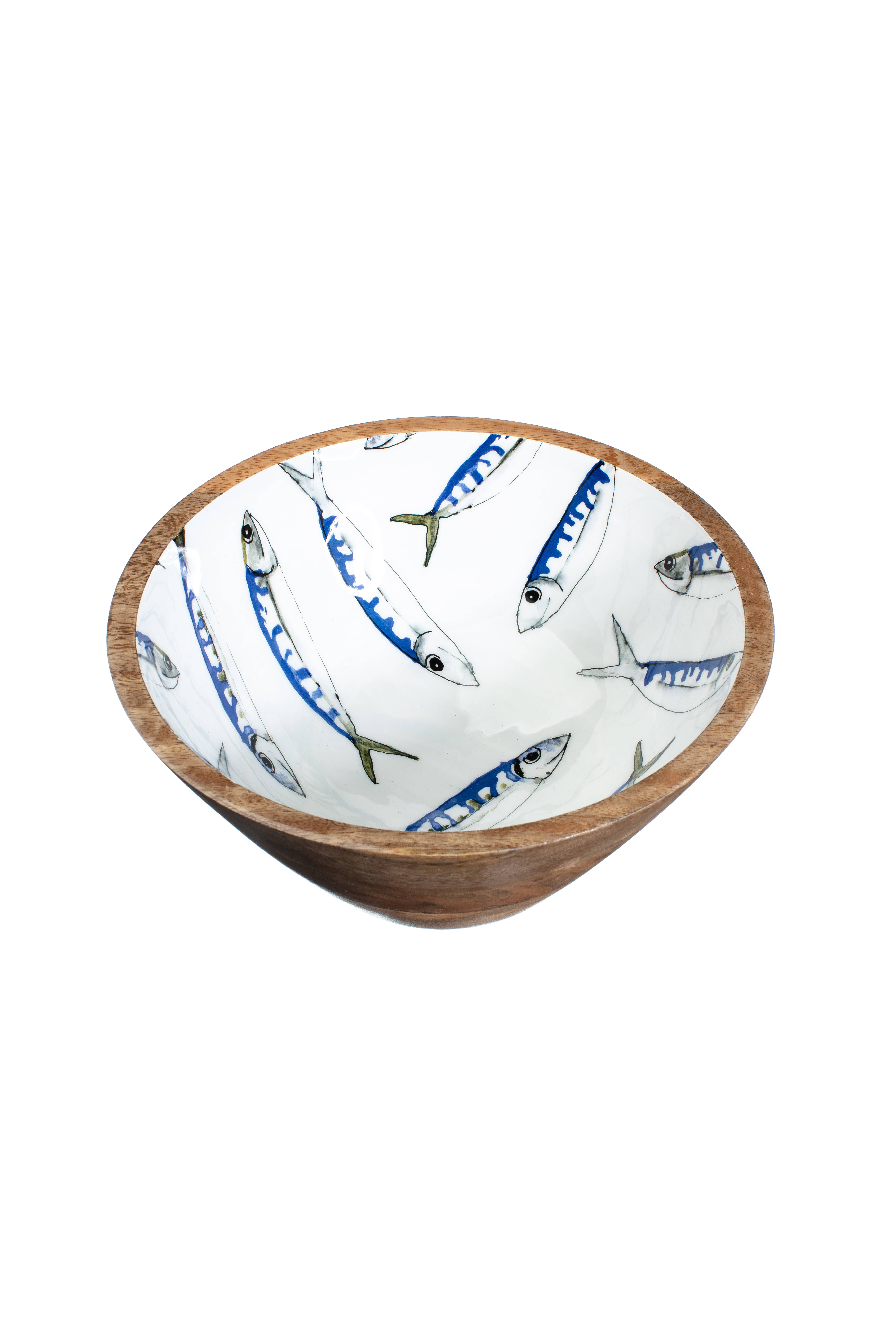 Shoeless Joe Ltd - Wholesale Bowl - Mackerel Wooden Bowl #10