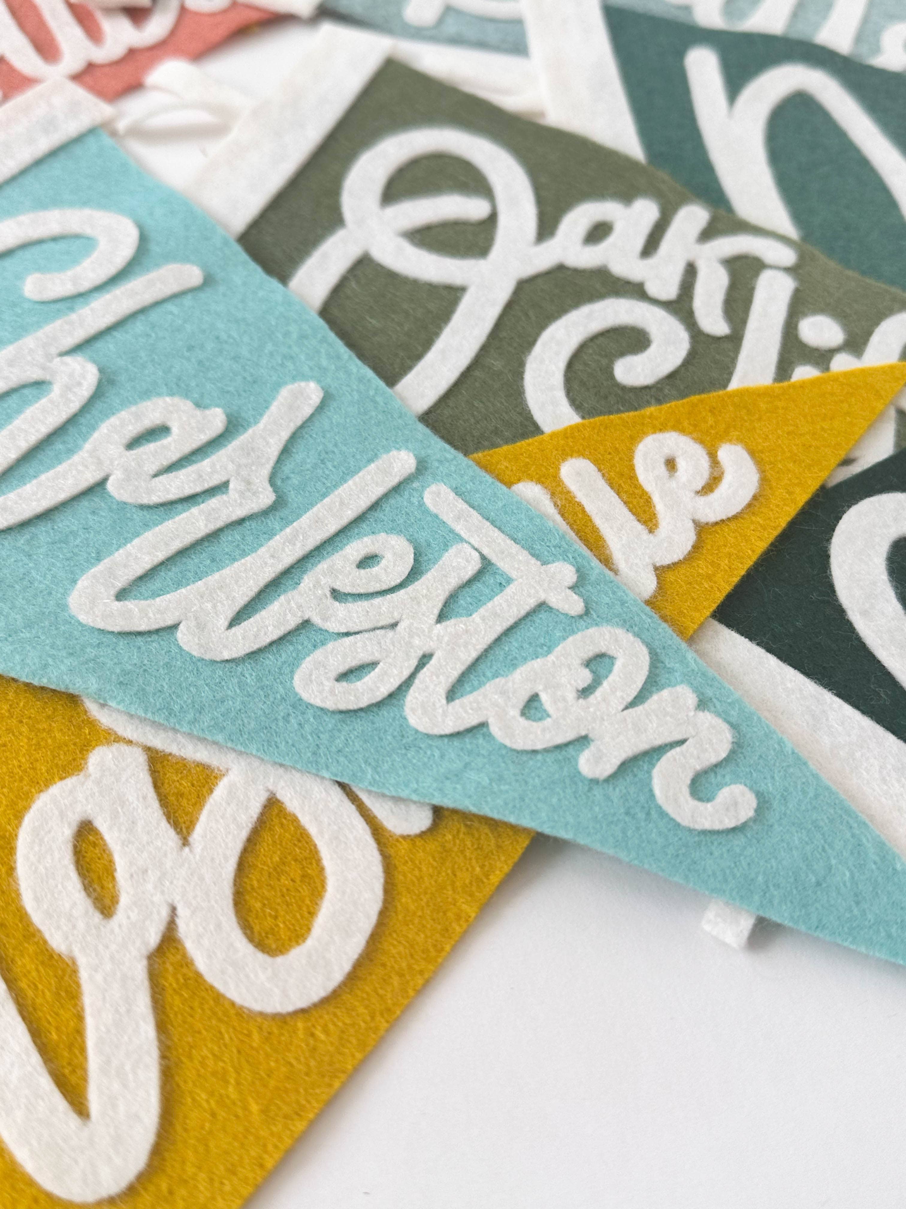 traveldashery - Wholesale Banner - custom city / state / location pennant24