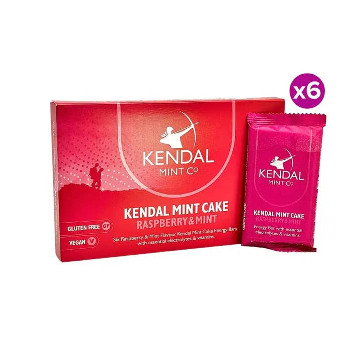 Kendal Mint Co® – wholesale Snack bar – KMC NRG BAR Kendal Mint Cake Pocket-sized Energy Bar - Raspberry & Mint1