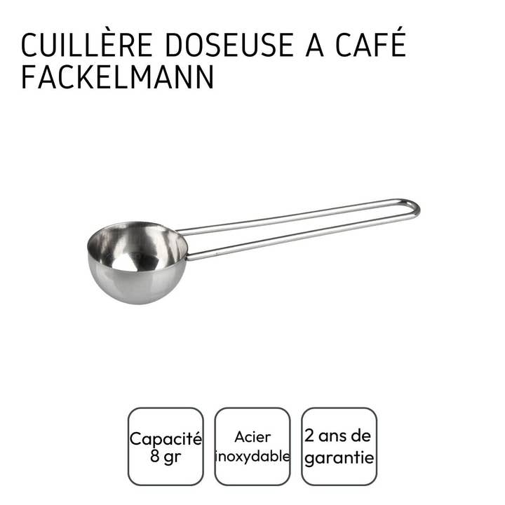 Zenker - Wholesale Measuring spoon - Stainless steel coffee measuring spoon approximately 8g Fackelmann Breakfast3