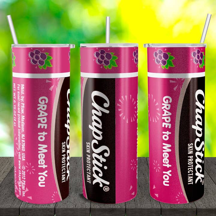 Noel & Co Tumblers - Wholesale Insulated Mug/Tumbler - Chapstick Grape