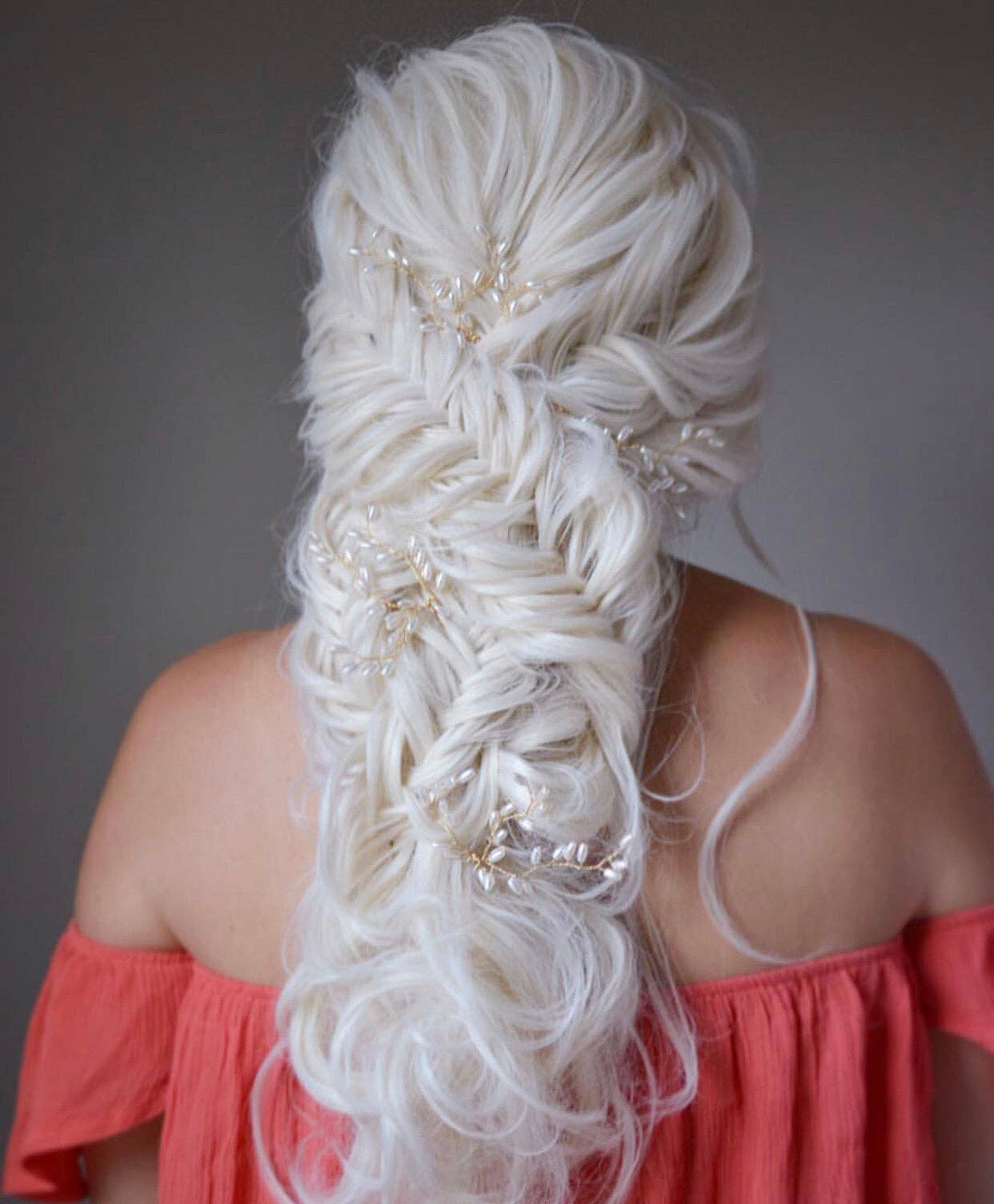 Pink Pewter - Vente Épingles à cheveux - Zara - Arbre tissé de perles (2pc)11