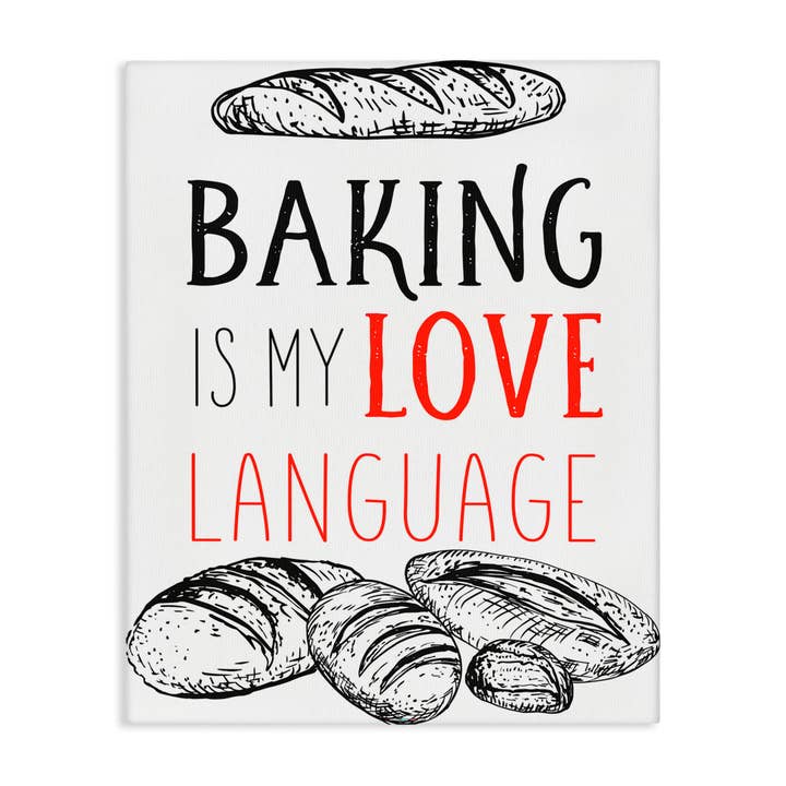 Stupell Industries - Wholesale Wall Sign - Baking My Love Language - Unframed Wall Art5
