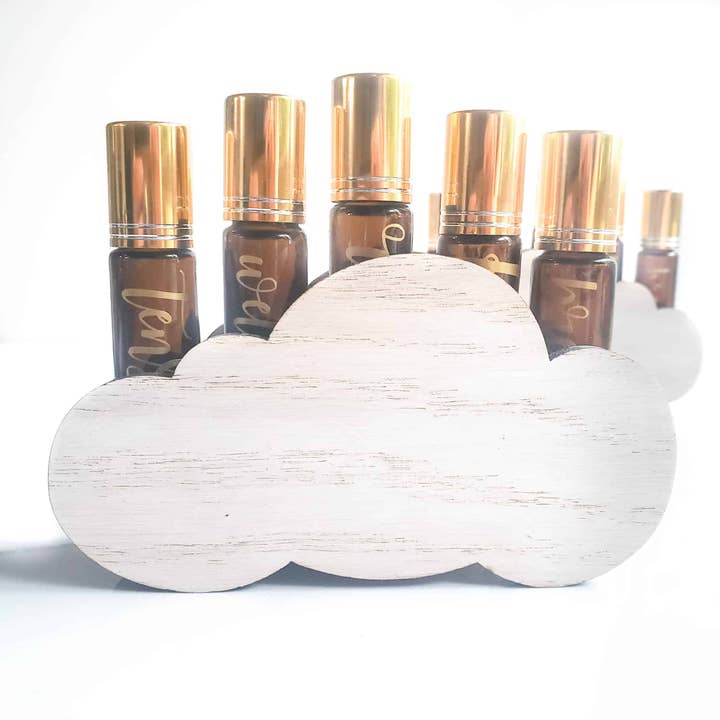 Cloud Roller Bottle Stand | Holds 5 for wholesale by A Dash of Kinship