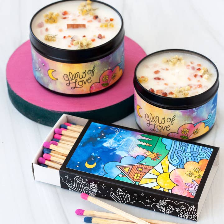 Rachel Beyer - Wholesale Matches - Glow of Love - Deluxe Art Matchbox3