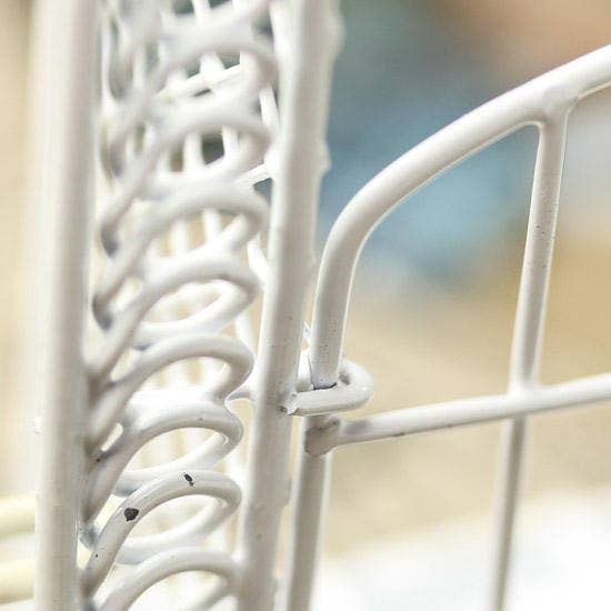 Factory Direct Craft - Wholesale Decorative Tabletop Object - Painted Metal Miniature Gated Arch Garden Entry 3