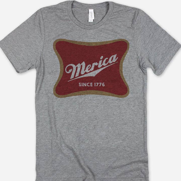 Merica Since 1776 - Patriotic America USA July 4th T-Shirt for wholesale by House Of Rodan