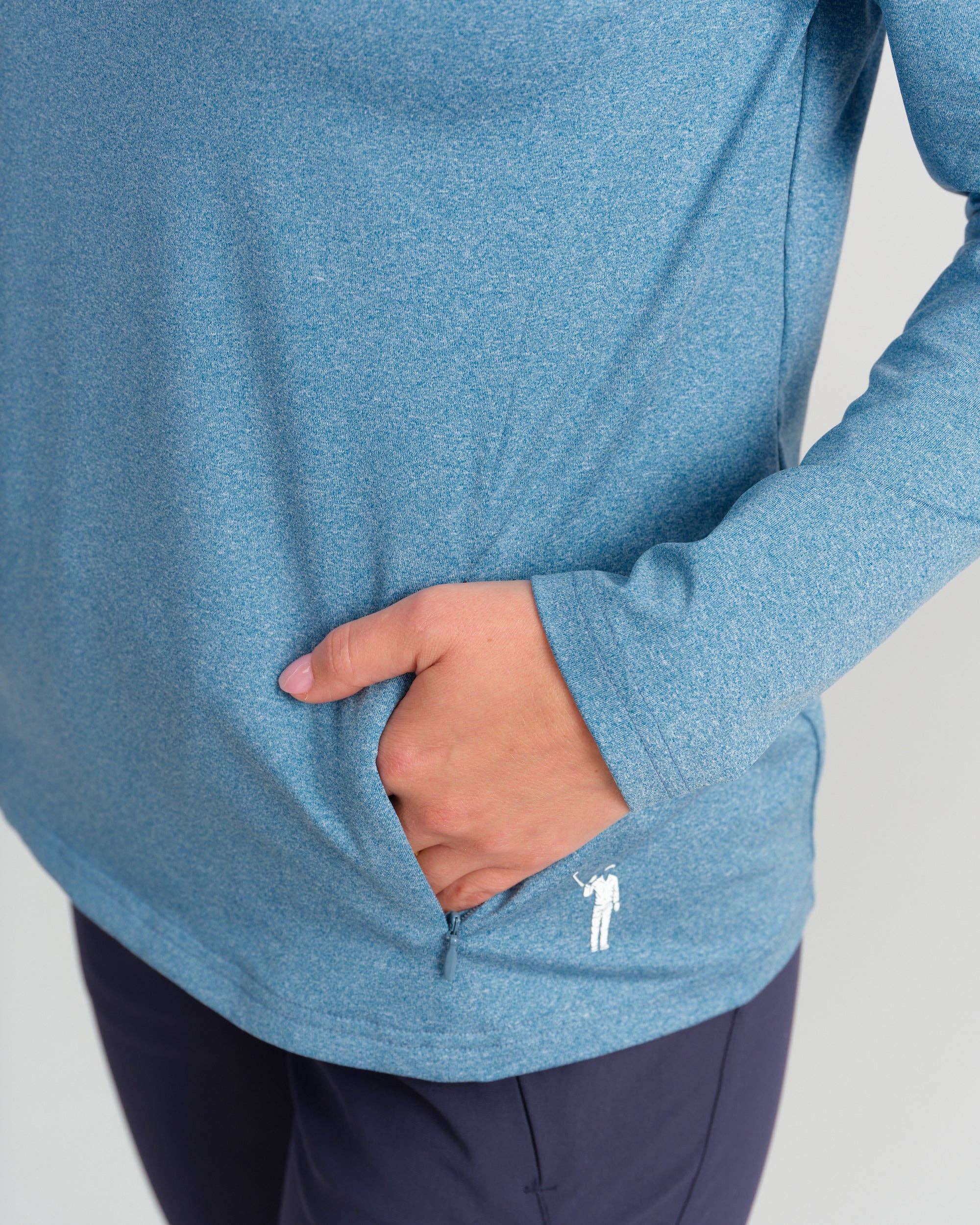 Heather Snorkel Murray Classic Women's Chip Shot Pocket Pullover for wholesale on Faire4