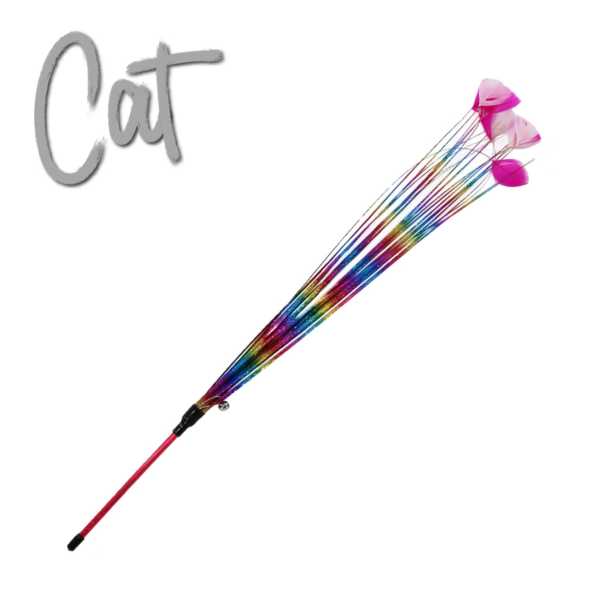 Ancol Pet Products Ltd – wholesale Pet toy – Cat – Ancol Rainbow Feather Cat Dangler Toy1