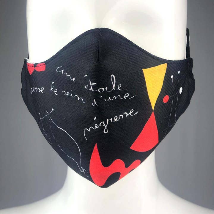 Miró herbruikbaar hygiënisch masker voor wholesale door KESSLER MUSEUM MERCHANDISING