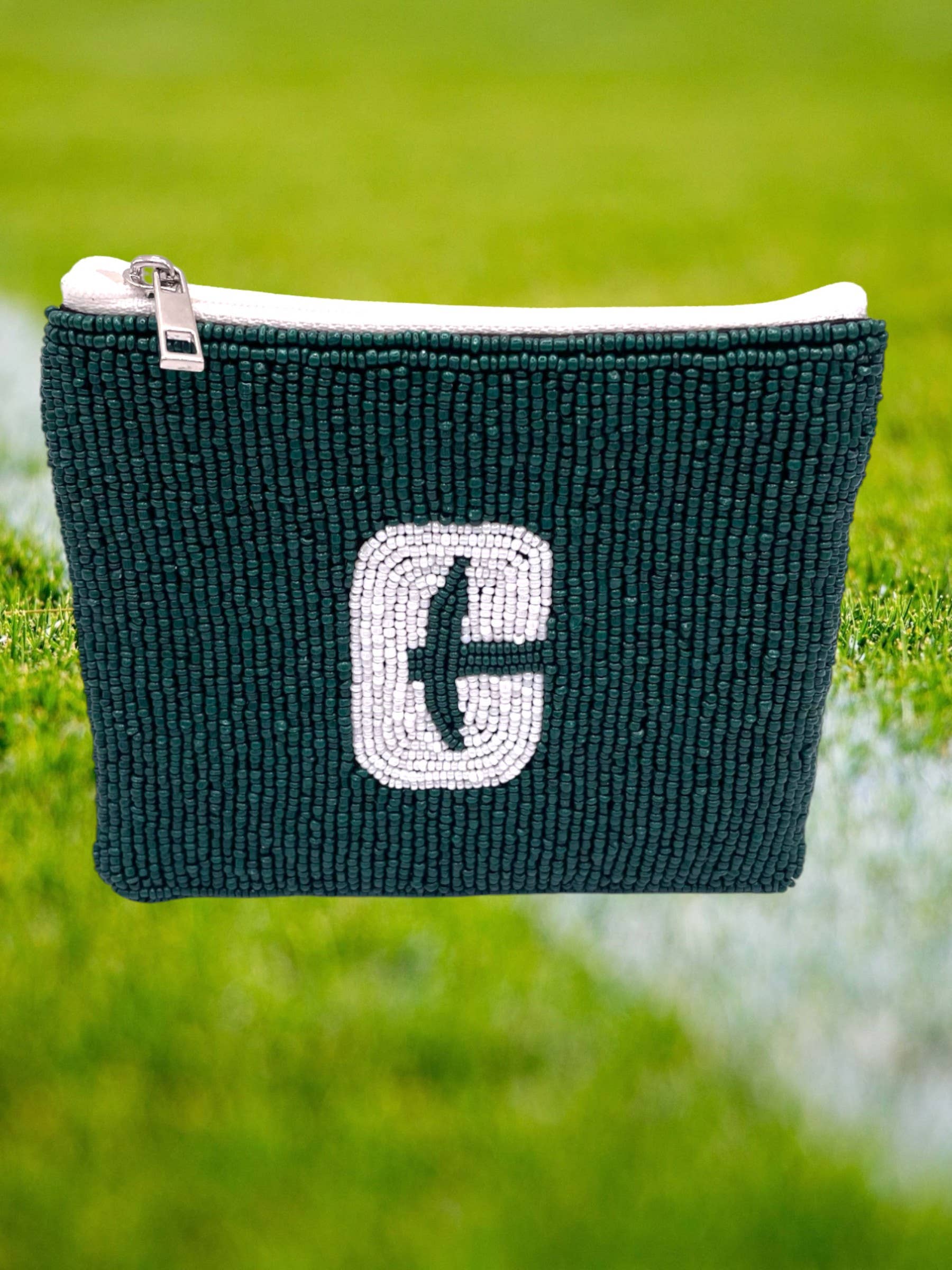 Adelia, LLC - Vendita all'ingrosso Portamonete - Unisex - Portamonete UNC Charlotte UNCC Forty Niners con perline