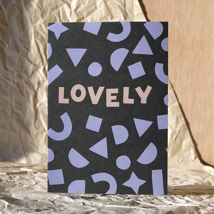 Lovely Celebrations Card for wholesale by The Moonlit Press