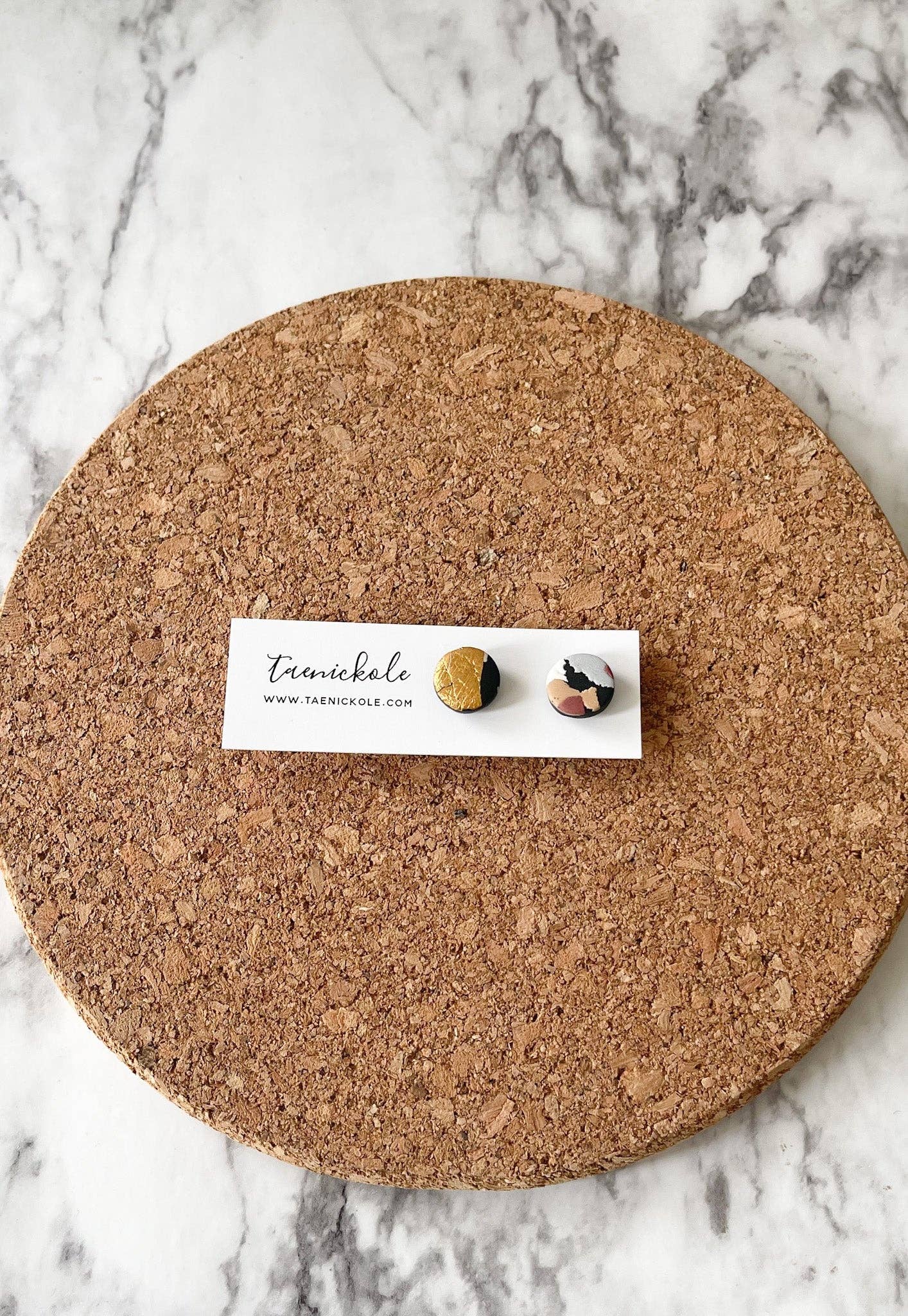 taenickole - Wholesale Stud/Post Earrings - Polymer Clay Earrings | Hemingway Collection | Mini Studs0