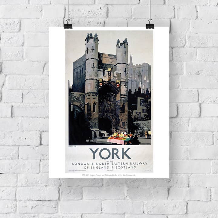Star Editions – wholesale Art print – York, Monk Bar - 11X14” Premium Art Print2