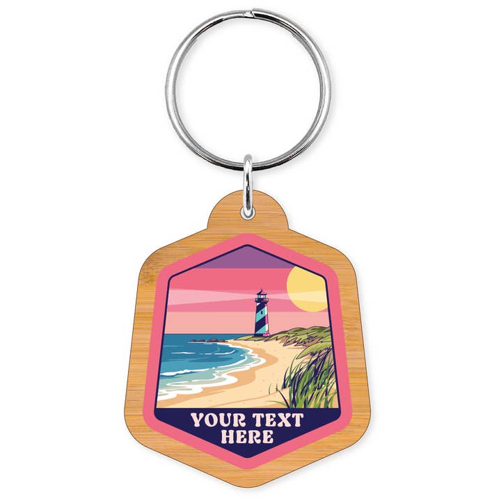 Morris Magnets - Wholesale Keychain - Unisex - Keychain - Lighthouse Beach Badge2