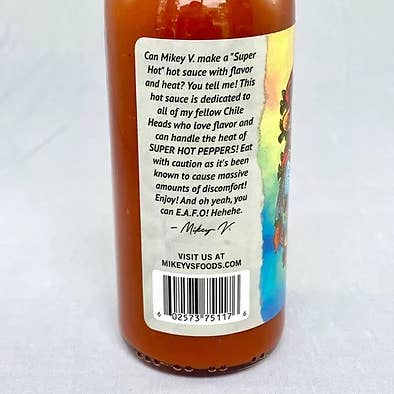 Mikey V's Foods - Wholesale Hot Sauce - E.A.F.O- The HOTTEST All Natural HOT Sauce On The Market!!!